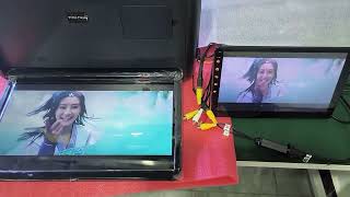 Car Android Radio usb to cvbs rca video out adapter to headrest roof mount monitor #carandroidplayer