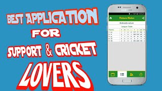 Best Application For Support And Cricket Lovers | Cricket Fixture Maker screenshot 1