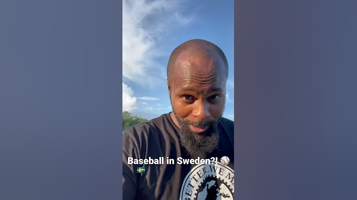Baseball in Sweden! 🇸🇪⚾️