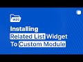 Workdrive For Zoho CRM: How to install related list widget for custom modules | Easypluginz