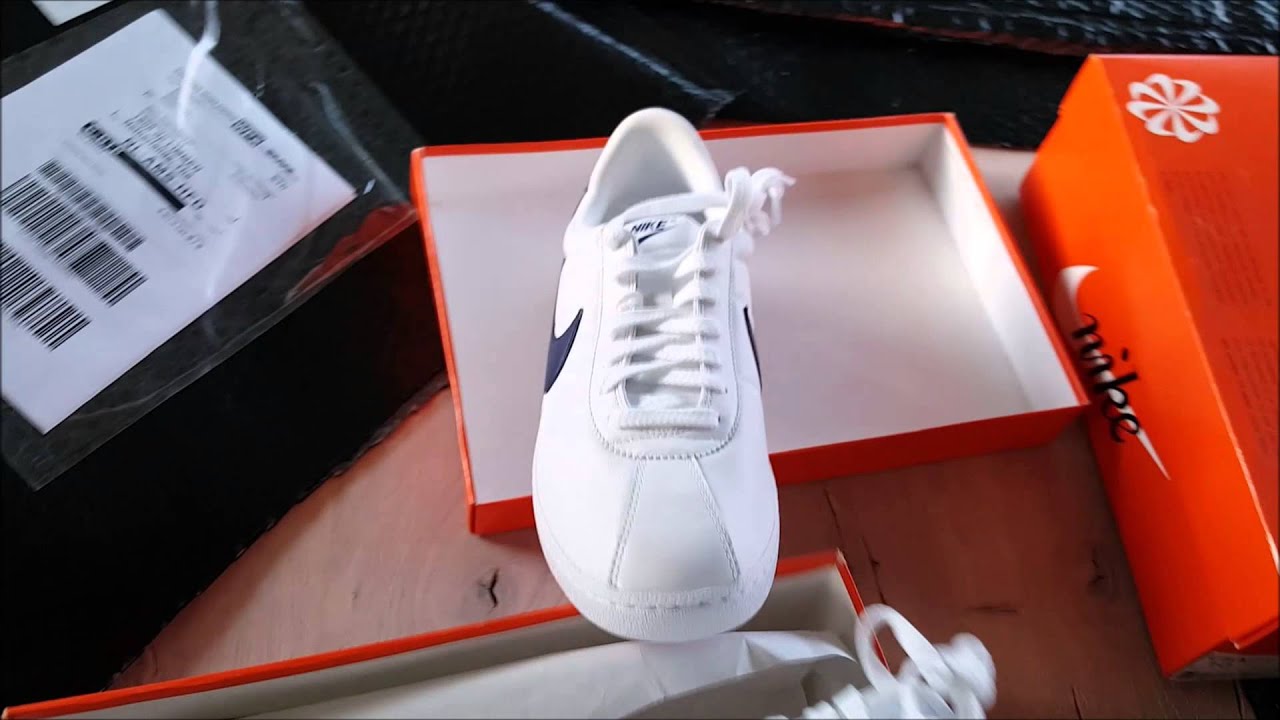 Unboxing Unpacking Nike Bruin OG 2016 navy swoosh - YouTube