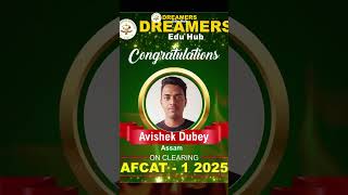 Afcat-1 2025 Dreamers Selection #afcat12025 #afcatselection #afcatcutoff #afcat2025 #afcat