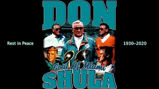 🐬Like Shula - Tribute by SoLo D for Don Shula (Lyric Video)🐬🔥🐐
