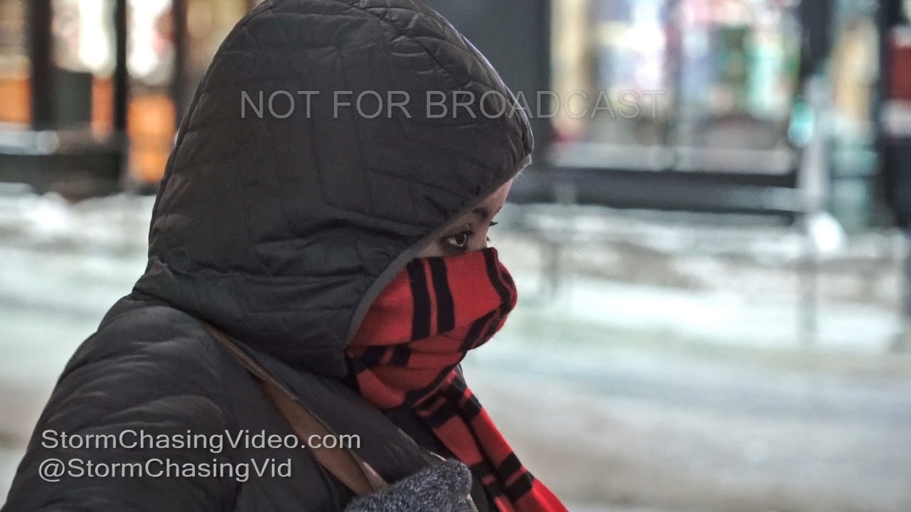 Minneapolis, MN extreme brutal 20F Below Zero - 12/18/2016