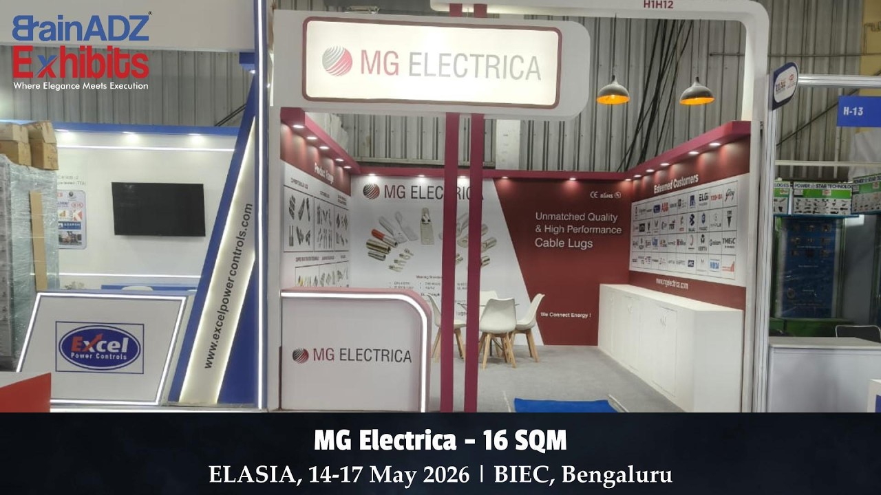 MG Electrica at ELASIA 2026 – Designed & Fabricated by BrainADZ Exhibits