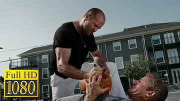 Jason Statham defended his ex-girlfriend and beat up her boyfriend / The Expendables (2010)
