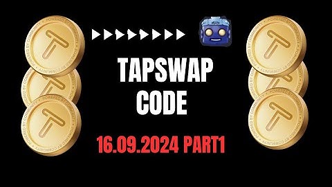 TapSwap Code 16.09.2024 Part1