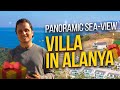 Top villa with panoramic seaview in alanya turkey 2024