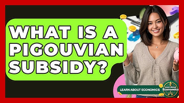 What Is A Pigouvian Subsidy? - Learn About Economics