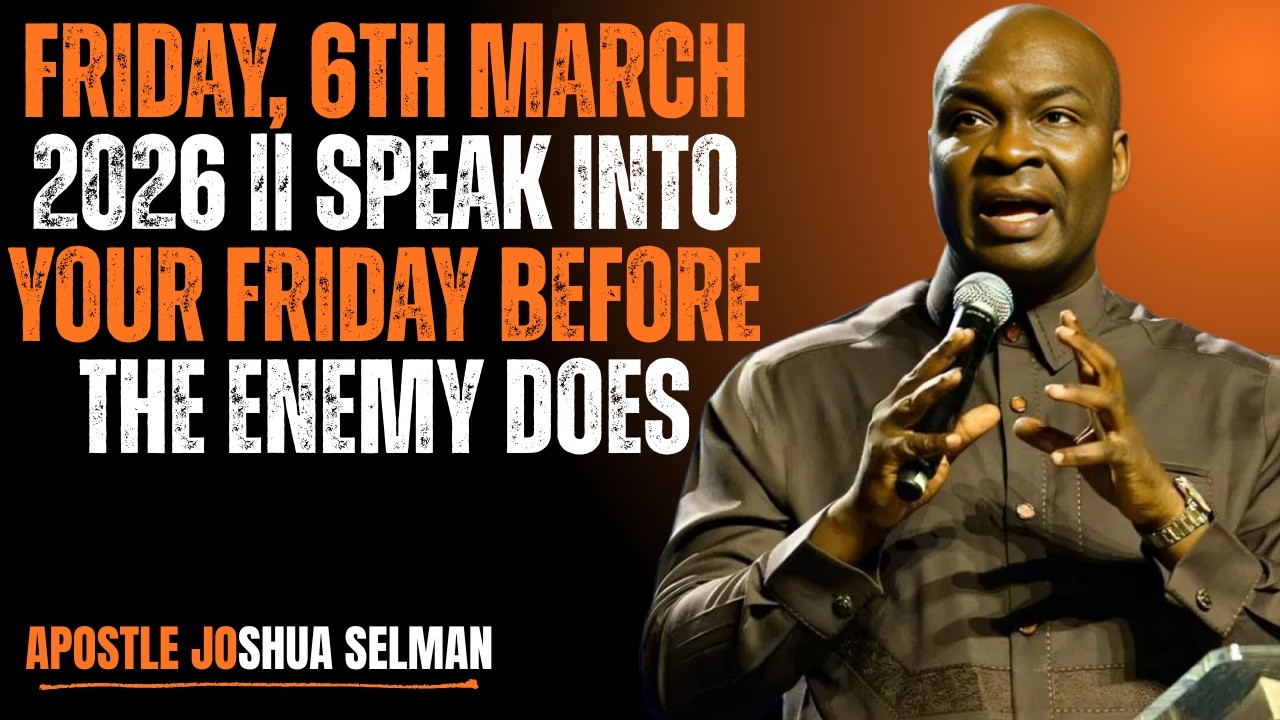 Speak Into Your Friday Before The Enemy Does (Powerful Friday Prayer) | Apostle Joshua Selman