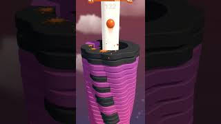 Stack ball gameplay level35 🥵 #game #shorts #gameplay #pankaj gaming screenshot 5