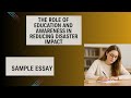 Essay 9