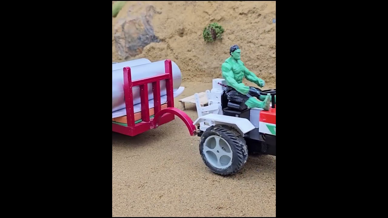 Diy Mini Tractor Making Strong Bridge Using Brick Metal Construction Science Project