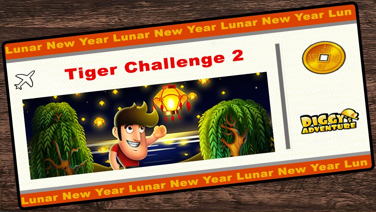 Diggy Christmas 2022 Challenge 2 Lunar New Year~] # Tiger Challenge 2 - Diggy's Adventure - Youtube