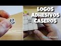 Como hacer logos adhesivos transparentes muy fácil