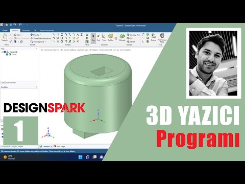 Ücretsiz 3 Boyutlu Çizim Programı DesignSpark | 3D Yazıcı için Çizim Programı #1