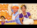 Blippi and meekahs pretzel party  educationals for kids  blippi and meekah kids tv