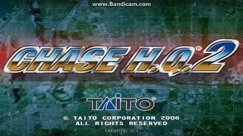 PC CHASE HQ 2 - LOONY NERD GEEKSTRIKE taito arcade race - stage 1 - 2017 60fps