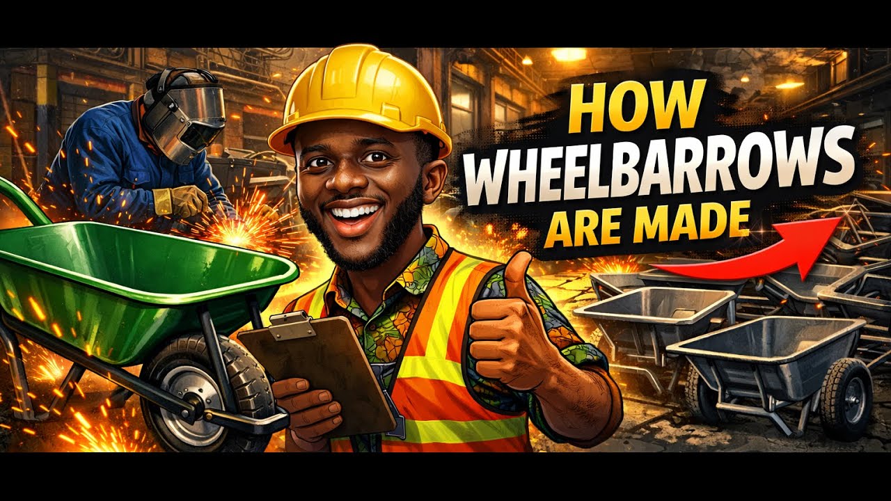 Amazing process of Making wheel barrows in Ghana 🇬🇭 