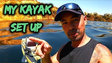 My FISHING Kayak Set Up Hobie PA 14