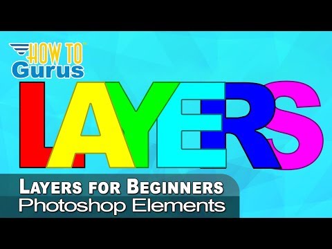 How To Use Adobe Photoshop Elements Layers for Beginners Basics Tutorial