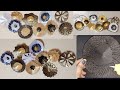 3D Metal Look wall Hanging||Classy Metallic Look Wall Decor||Expensive Look Wall Decor DIY