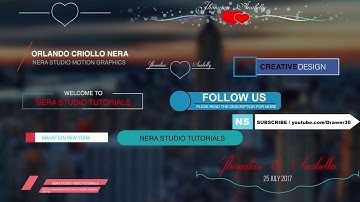 Customized Lower Thirds for Premiere pro 2017 Preview