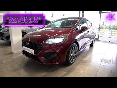 Ford Fiesta St Line 2022 Rojo Berry | Review Exterior Interior VISUAL 4K | El Traje Azul