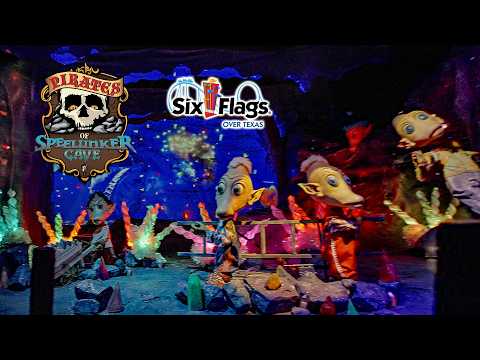Pirates of Speelunker Cave On Ride Low Light 4K POV Six Flags Over Texas 2026 05 16