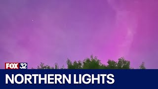 Northern Lights visible in Chicago amid strong solar storm