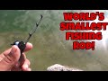 World's Smallest Fishing Rod Catches BIG FISH!