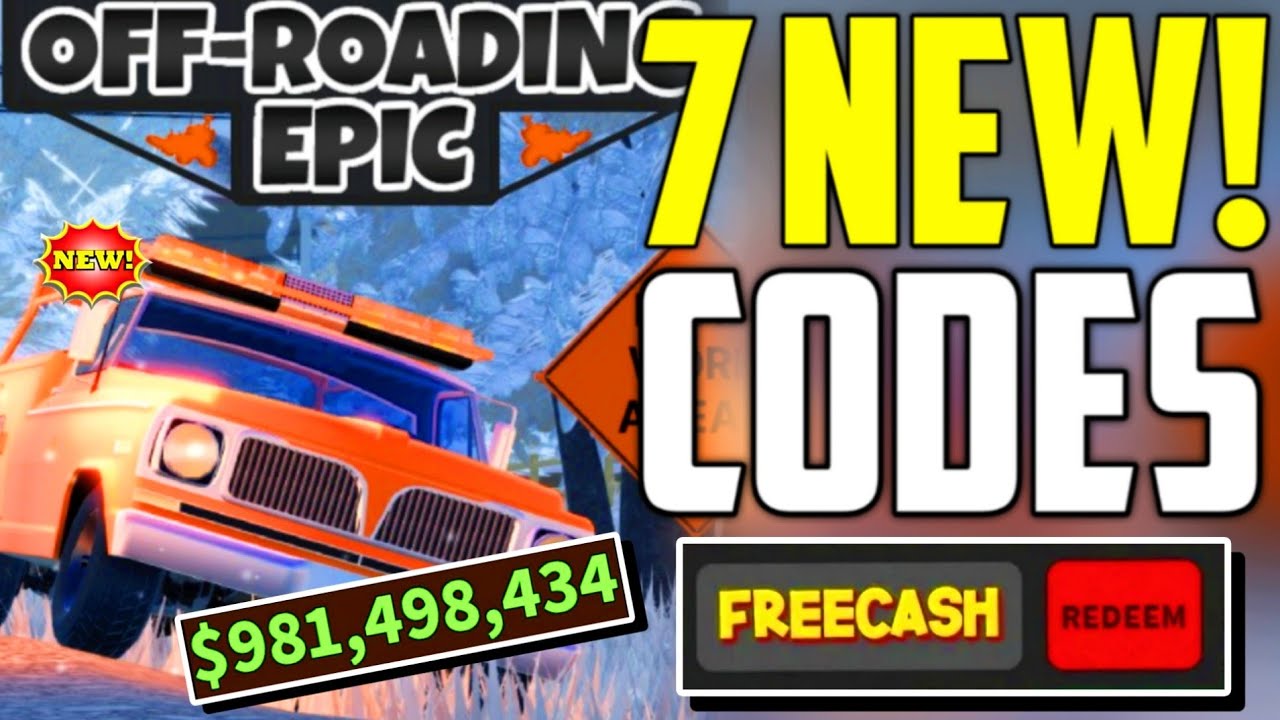 ⚠️NEW UPD⚠️[CODE]OFF-ROADING EPIC ROBLOX CODES 2026 - OFF-ROADING EPIC CODE