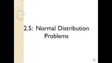 Stats Honors: 2.5 Normal Distribution Problems