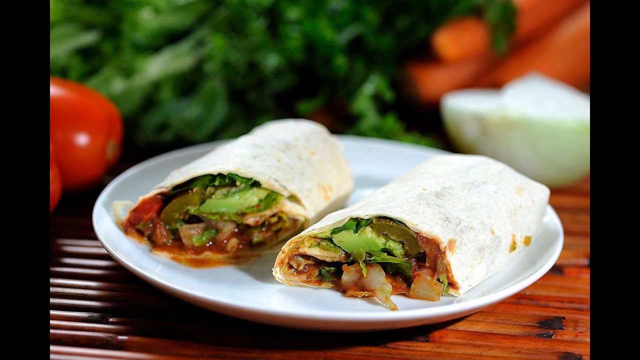 Vegetarian Vegan Burritos Mexican Food Youtube