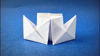 Stoomboot Vouwen van papier | Een papieren bootje vouwen | Origami boot