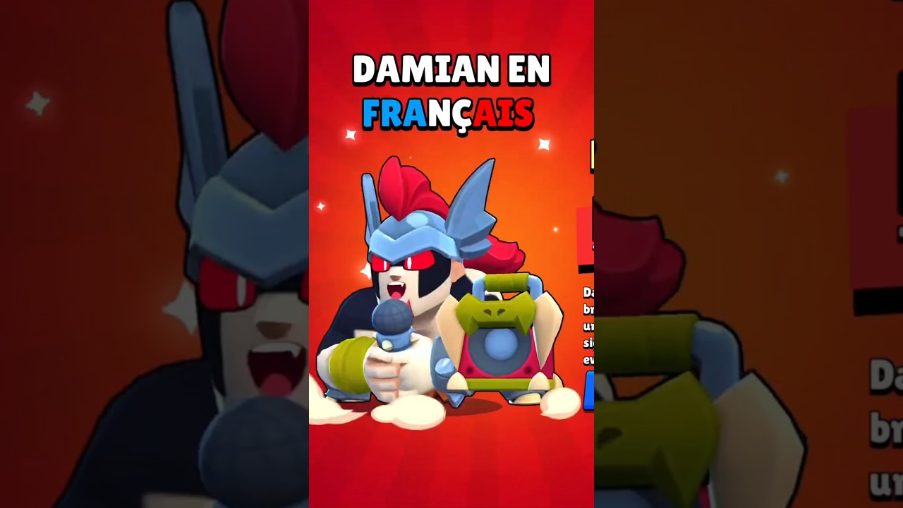 DAMIAN EN FRANÇAIS🇨🇵 #brawlstars