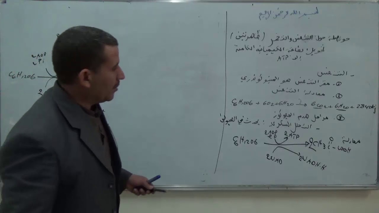 حوصلة التنفس و التخمر