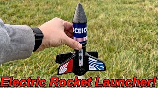 HOW HIGH DOES IT GO?  Amazon Electric ROCKET! Unboxing and Review! #rocket #review #toys