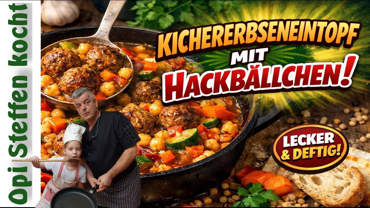 Kichererbseneintopf mit Hackbällchen – Deftig, einfach & unglaublich lecker
