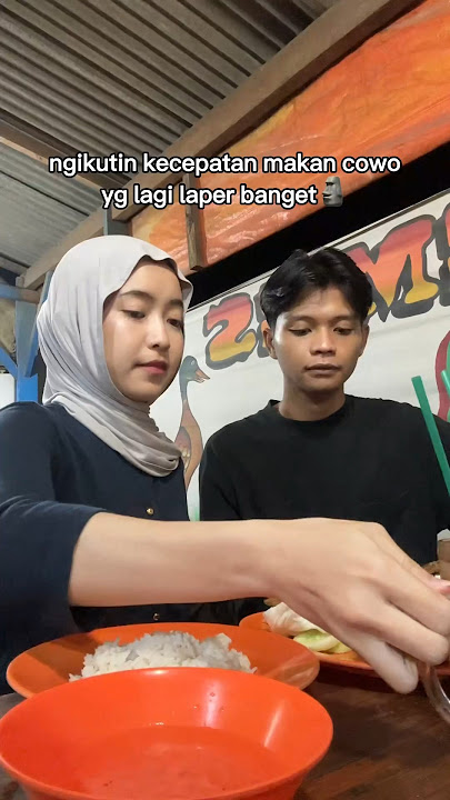 NGIKUTIN KECEPATAN MAKAN COWOK YG LAGI LAPER😱AKU HAMPIR MUNTAH WOI🤮