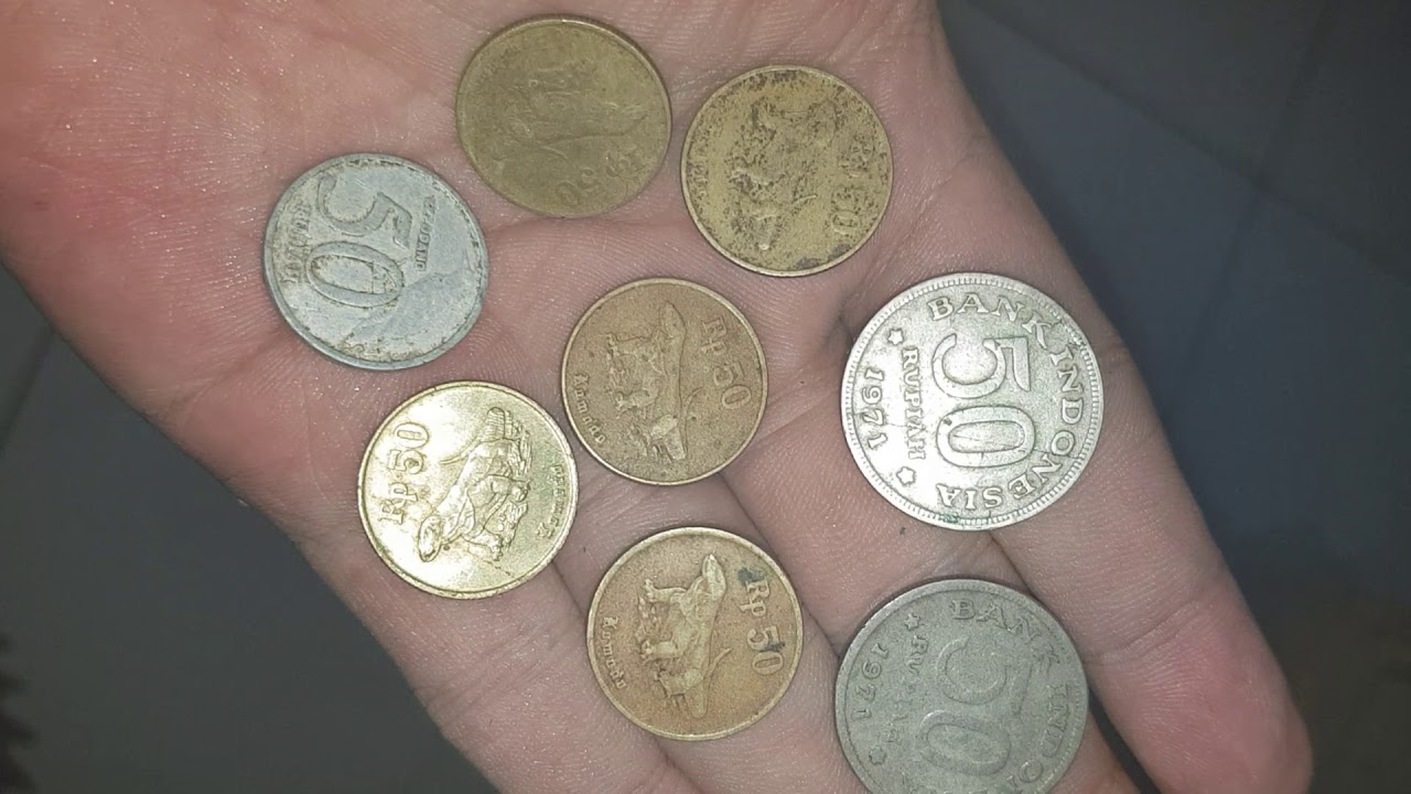  Uang  kuno 50 rupiah thun 1971 barang  kali ada yg minat 