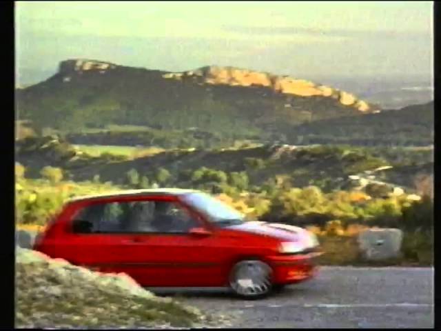 Renault Clio 16V - UK TV Advert 1992