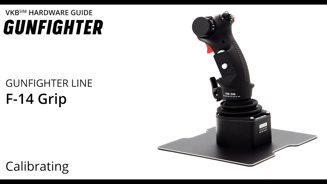 OUTDATED Calibrating the F-14 grip on a GunFighter base - YouTube