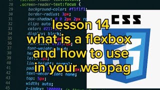 what is a flexbox and how to use in your webpage | lesson 14 CSS ku baro af somali