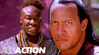 The Rock vs. Michael Clarke Duncan | The Scorpion King (2002) | All Action