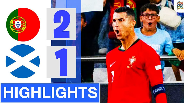 RONALDO LAST MINUTE GOAL 🔴 PORTUGAL VS SCOTLAND (2-1) EXTENDED HIGHLIGHTS | UEFA NATIONS LEAGUE
