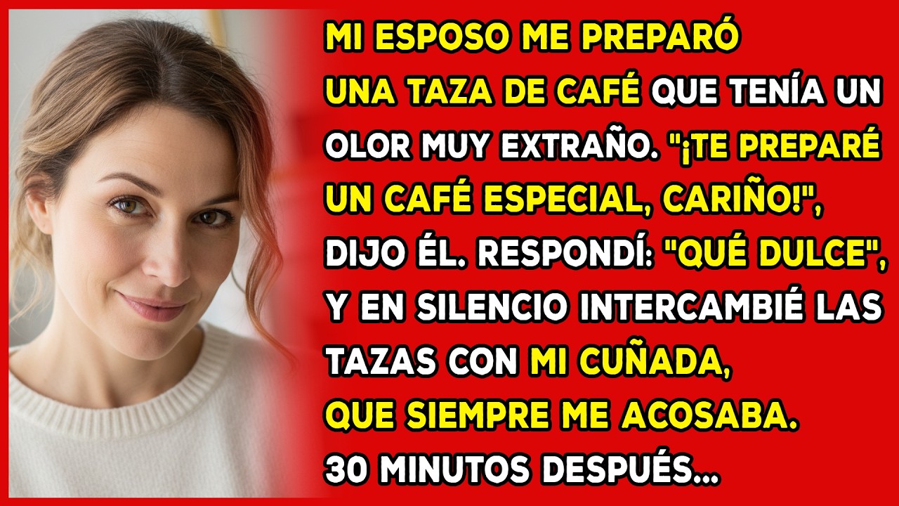 Mi esposo me sirvió café envenenado. Dejé que mi cuñada lo bebiera y los envié a ambos a prisión...