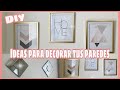 DECORACIÓN 2020 ✨DIY 2 IDEAS PARA DECORAR LAS PAREDES/ DOLLAR TREE DIY