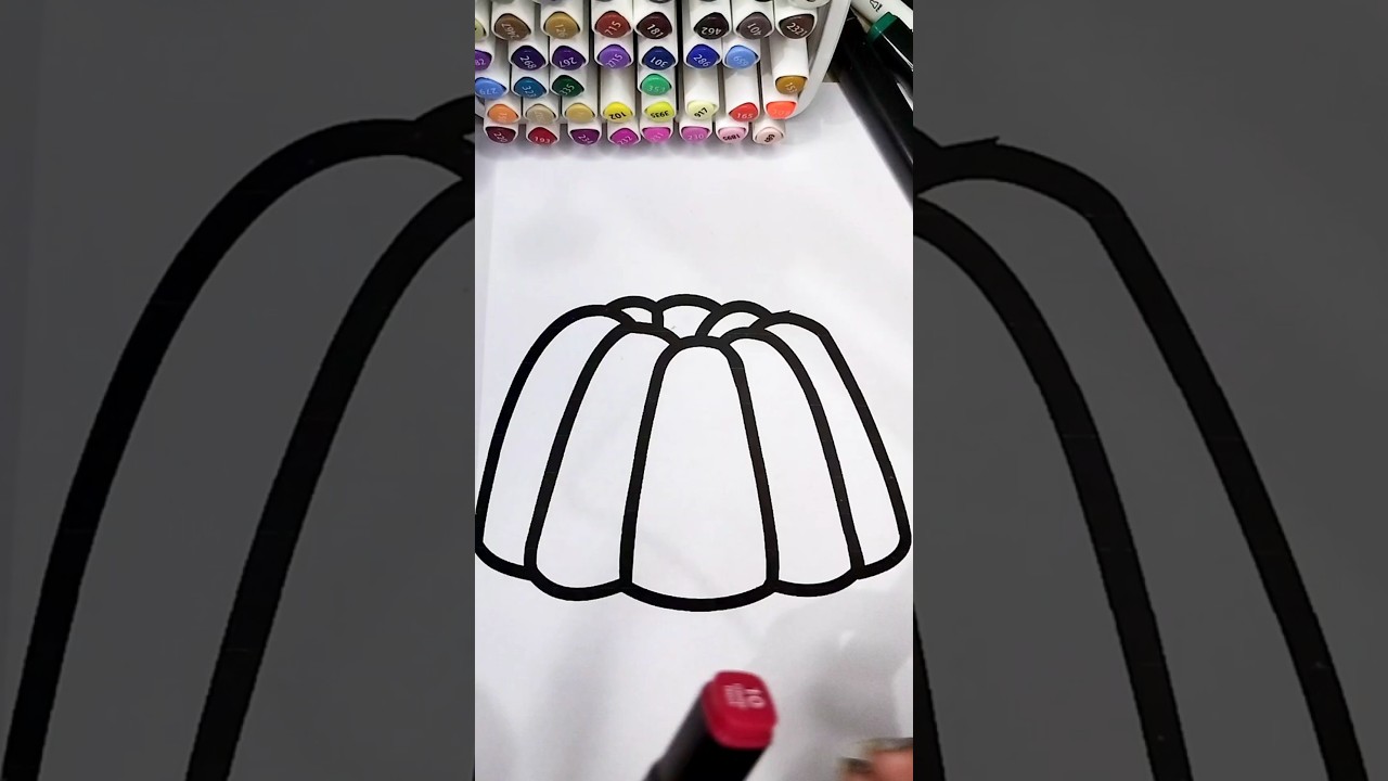 ASMR Satisfied coloring with alcohol marker 