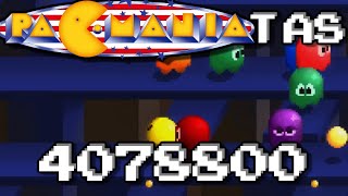 [TAS] Pac-Mania - 4,078,800pts [Japan Defaults]